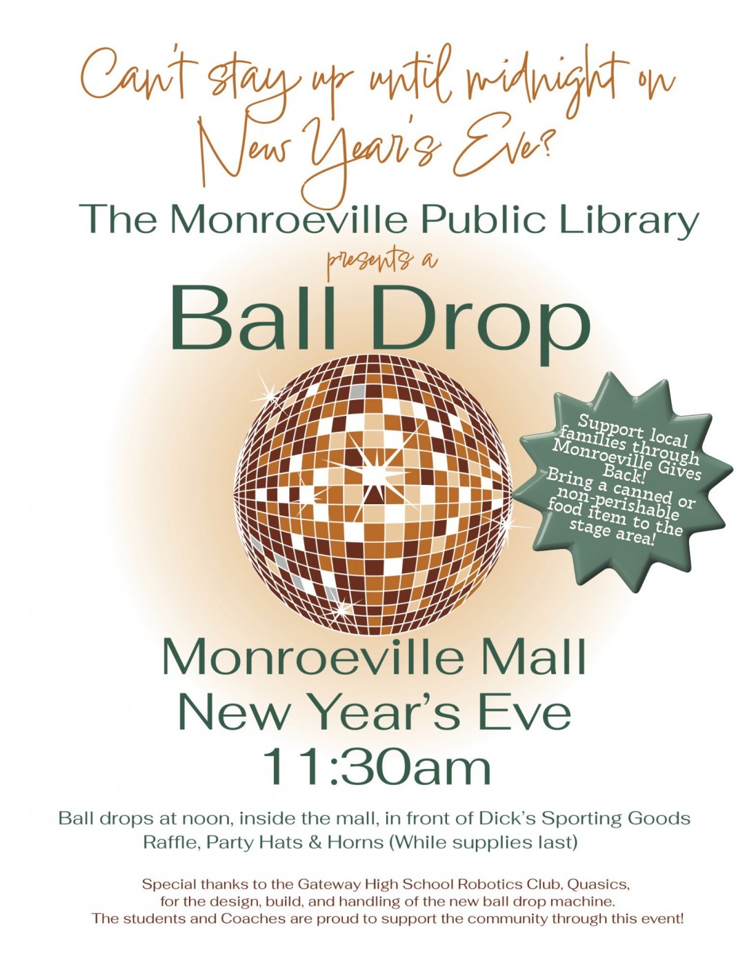 New Year's Eve Ball Drop